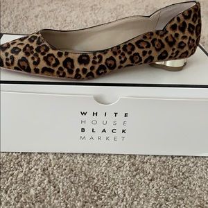 Leopard pattern ballet flat